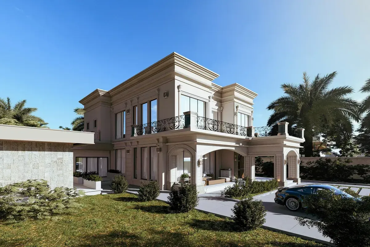 Luksusowe apartamentowce w dzielnicy Dubai Marina nad wodą